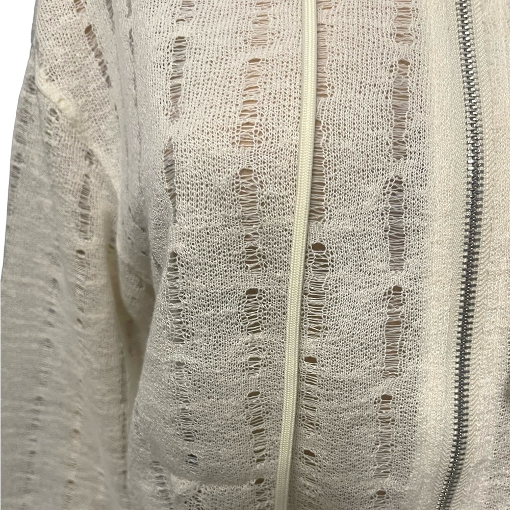 Drawstring Zipper Sweater - Picture 10 of 13